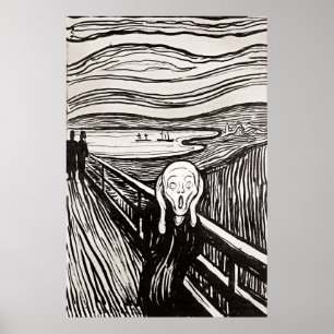 Poster The Scream by Edward Munch