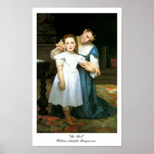 Poster "The Shell" William-Adolphe Bouguereau Print