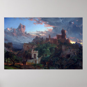 Poster The Spirit of War by Jasper Francis Cropsey