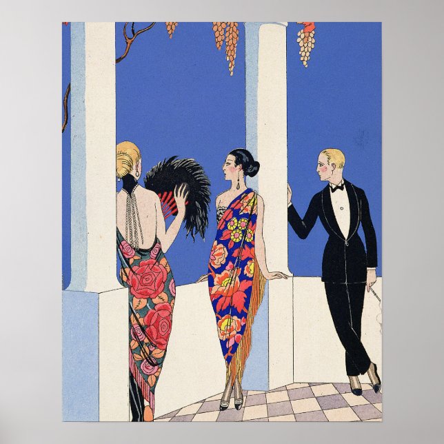 Poster The Taste of Shawls, 1922 (tirage pochoir) (Devant)