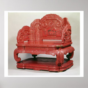 Poster The throne of Emperor Ch'ien Lung (1736-95)