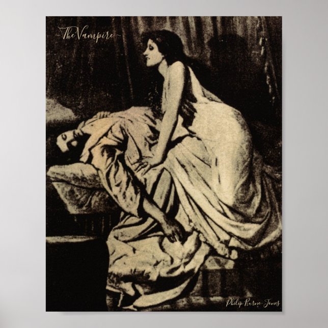 Poster The Vampire (1897) - Philip Burne-Jones (Devant)