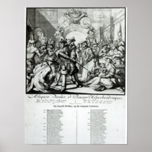 Poster The Warming Pan Baby, c.1688