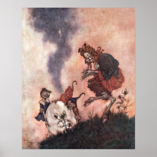 Poster The Wicked Hobgoblin par Edmund Dulac