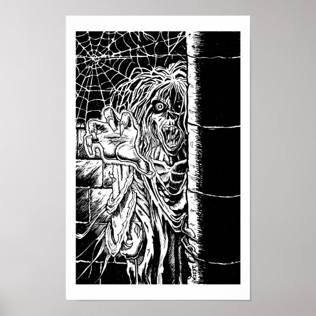 Poster "The Wight" - Illustration de Tracy Lesch (Devant)