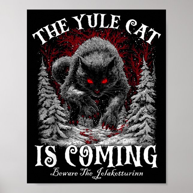 Poster The Yule Cat Is Coming  (Devant)