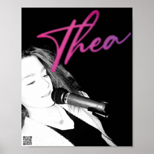 Poster Thea Singing (Devant)