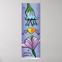 Poster - theARTing Blume - Buellton.Art