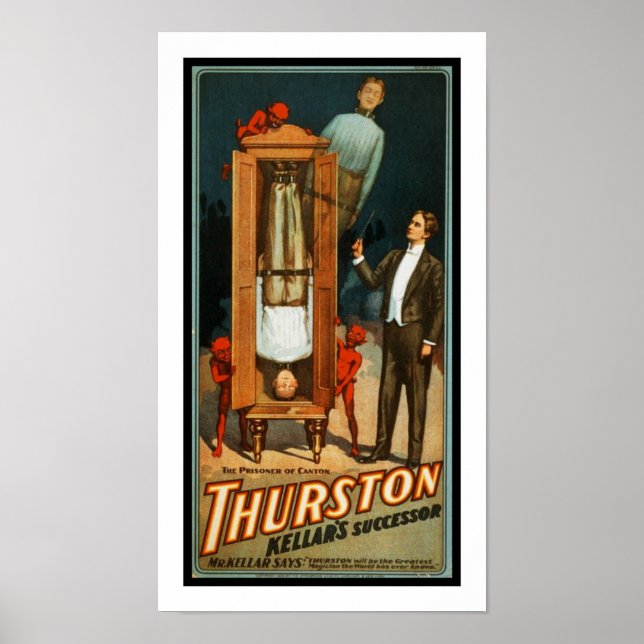 Poster Theater Vintag Thurston Magican (Vorne)