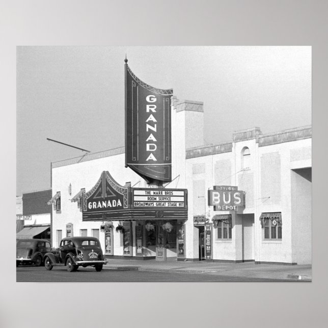 Poster Théâtre cinématographique de Grenade, 1938. Photo  (Devant)