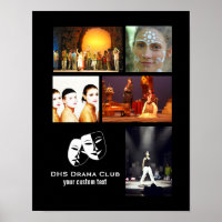 Theatre Drama Club Photo Collage personnalisé