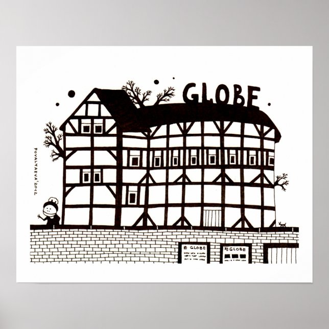 Poster Théâtre Globe (Devant)