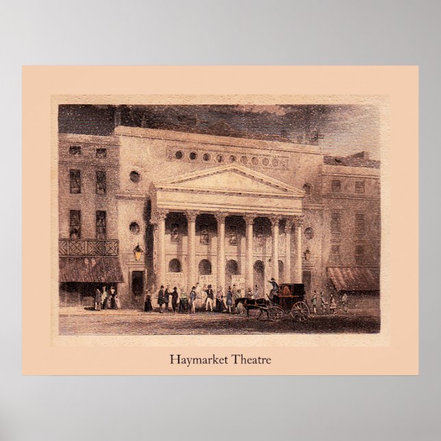 Poster Théâtre Haymarket (Devant)