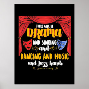 Poster Théâtre Il y aura un drame