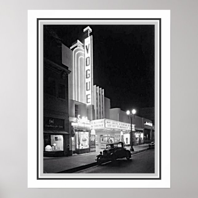 Poster Théâtre LA Vogue 1935 (Devant)