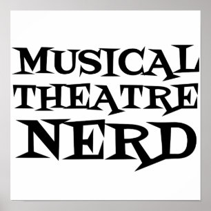 POSTER THÉÂTRE MUSICAL NERD