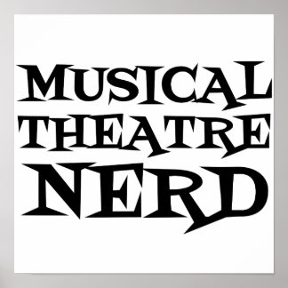 POSTER THÉÂTRE MUSICAL NERD