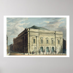 Poster Théâtre Royal, Drury Lane, à Londres, conçu par