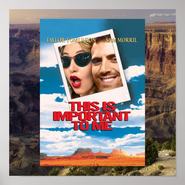 Poster Thelma et Louise - C'est important pour moi - (Devant)