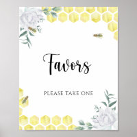 Thème abeille mariage - Faveurs, veuillez prendre