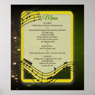 Poster Thèmes de célébration pour les amoureux de la musi