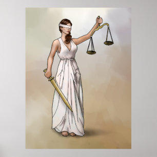 Poster Themis - Lady Justice