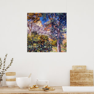 Poster Theo van Rysselberghe - Paysage à midi,