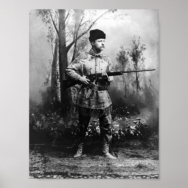Poster Theodore Roosevelt - Portrait de chasse (Devant)