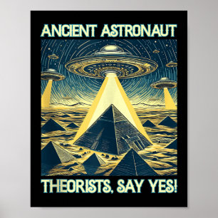 Poster Théoristes des astronautes anciens, Dites Oui - Al