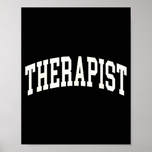 Poster Thérapeute conseiller thérapie santé mentale