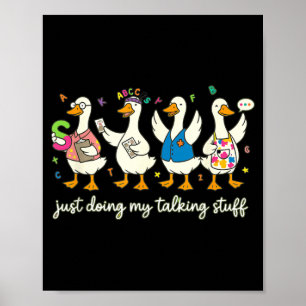 Poster Thérapeute en orthophonie Silly Goose Sensibilisat