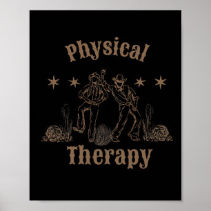 Poster Thérapeute physique occidental Pt Traitement Pta D
