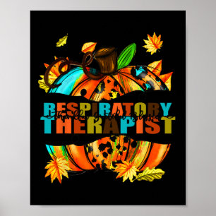 Poster Thérapeute Respiratoire Remercié Heureux Bienheure