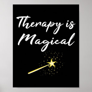 Poster Thérapie-Cadeau Thérapeutique Est Magique Santé Me
