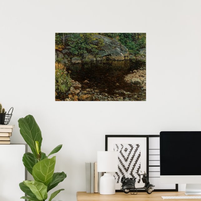 Poster Thérapie de la nature Enneking's Calming Trout Pon (Bureau à domicile)