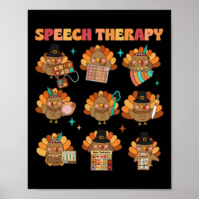 Poster Thérapie de la parole Turquie Slp orthophoniste ch (Devant)