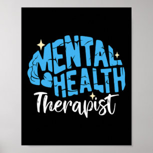 Poster Thérapie en santé mentale Psyché des étudiants San