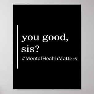 Poster Thérapie Mentale Santé Bonne Sis Sensibilisation M