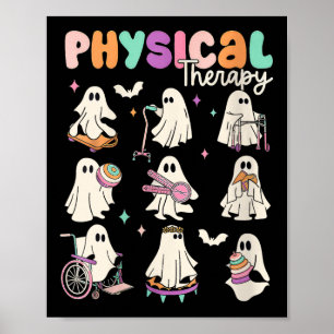 Poster Thérapie physique fantôme mignonne pour femmes Pt