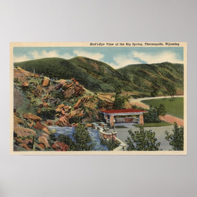 Poster Thermopole, Wyoming (Devant)