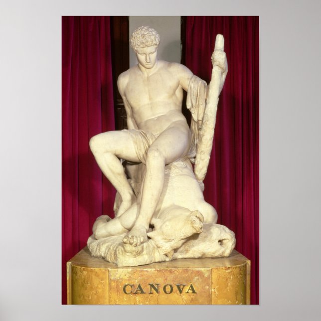 Poster Thésée et le Minotaure, 1782 (Devant)