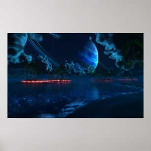 Poster Thetis Tropic Night Canvas