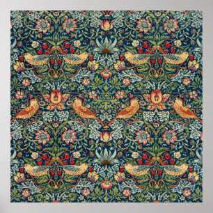Poster Thief de fraises par William Morris