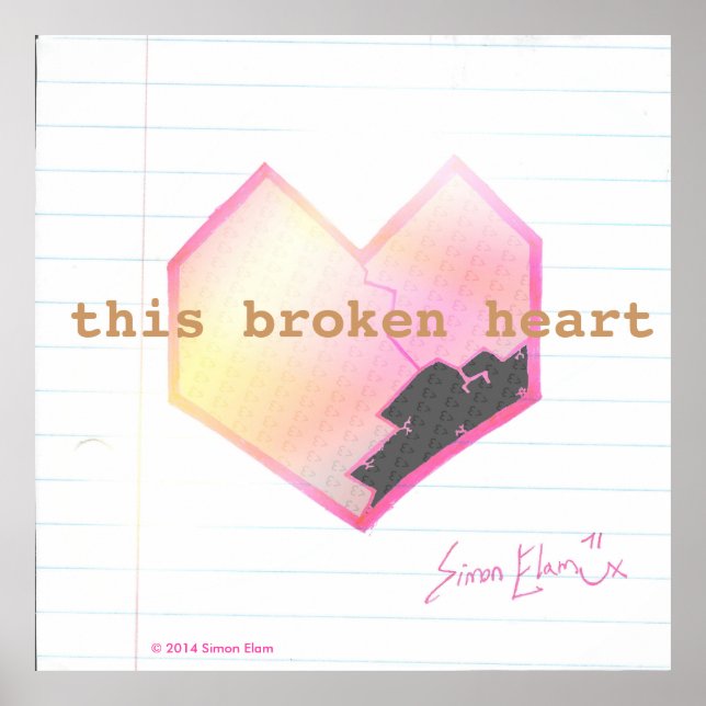 Poster "This Broken Heart" (Vorne)