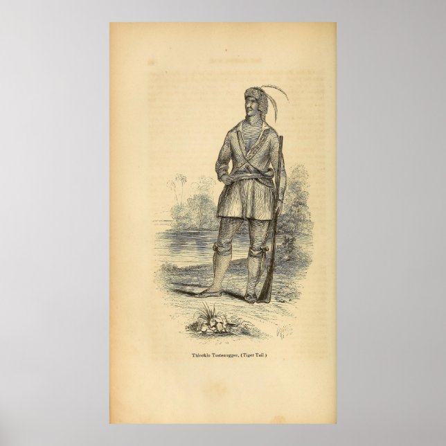 Poster Thlocklo Tustenuggee (Devant)