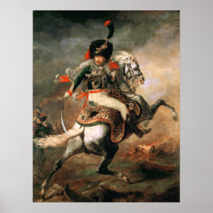 Poster Thodore Gricault Le Chasseur Chargeur