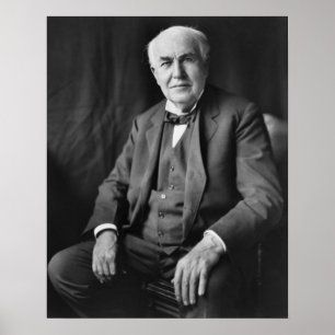 Poster Thomas Alva Edison Portrait