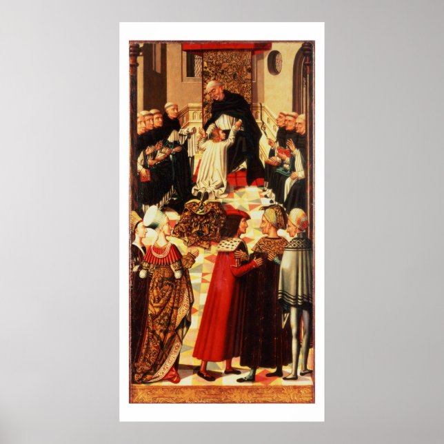 Poster Thomas Aquinas reçu dans l'O dominicain (Devant)