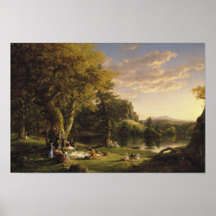 Poster Thomas Cole - Le Pic-Nic