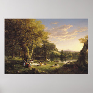 Poster Thomas Cole Le Pic-Nic